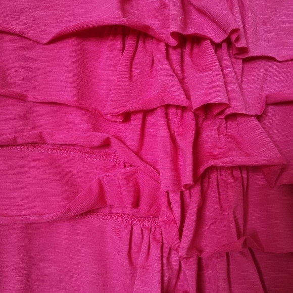 Pink ruffle top - Picture 7 of 9